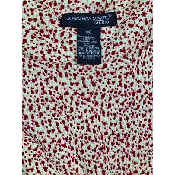 Vintage Johnathan Martin speckled print dress - Picture 4 of 4